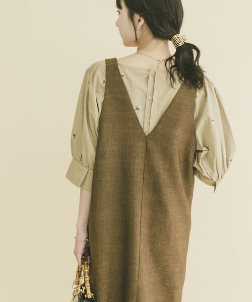 URBAN RESEARCH ITEMS / アーバンリサーチ アイテムズ シャツ・ブラウス | タックスリーブ刺シュウブラウス | 詳細13