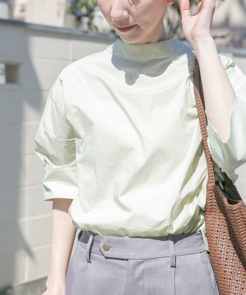 URBAN RESEARCH ITEMS / アーバンリサーチ アイテムズ シャツ・ブラウス | 5ブソデハイネックブラウス | 詳細1