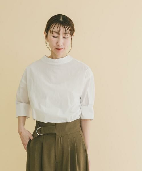 URBAN RESEARCH ITEMS / アーバンリサーチ アイテムズ シャツ・ブラウス | 5ブソデハイネックブラウス | 詳細11