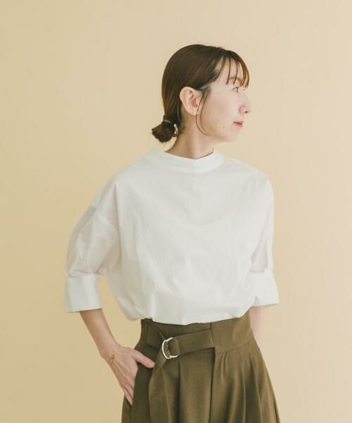 URBAN RESEARCH ITEMS / アーバンリサーチ アイテムズ シャツ・ブラウス | 5ブソデハイネックブラウス | 詳細12