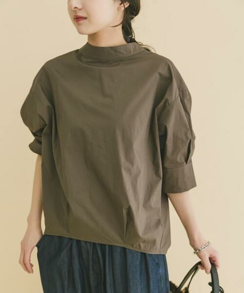 URBAN RESEARCH ITEMS / アーバンリサーチ アイテムズ シャツ・ブラウス | 5ブソデハイネックブラウス | 詳細18