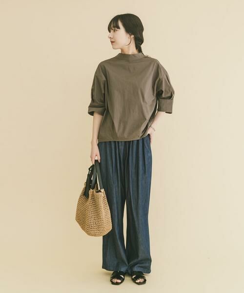 URBAN RESEARCH ITEMS / アーバンリサーチ アイテムズ シャツ・ブラウス | 5ブソデハイネックブラウス | 詳細21