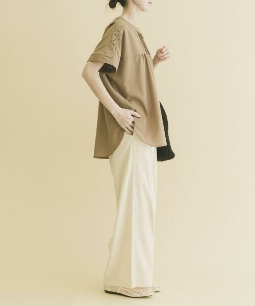 URBAN RESEARCH ITEMS / アーバンリサーチ アイテムズ シャツ・ブラウス | ピンタックレースブラウス | 詳細5