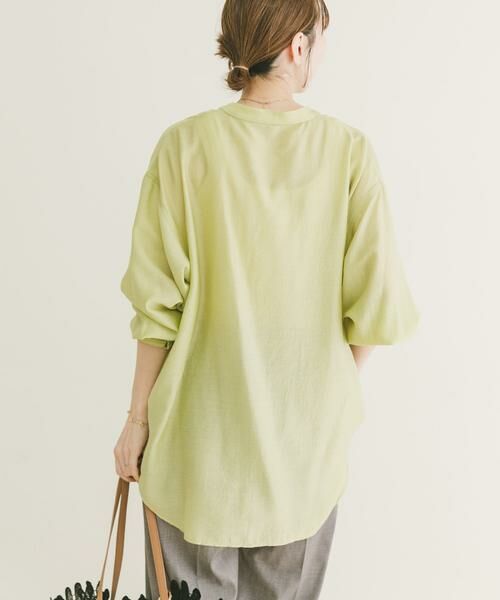 URBAN RESEARCH ITEMS / アーバンリサーチ アイテムズ シャツ・ブラウス | シアーバンドカラーシャツ | 詳細4