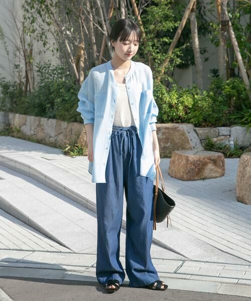 URBAN RESEARCH ITEMS / アーバンリサーチ アイテムズ シャツ・ブラウス | シアーバンドカラーシャツ | 詳細3