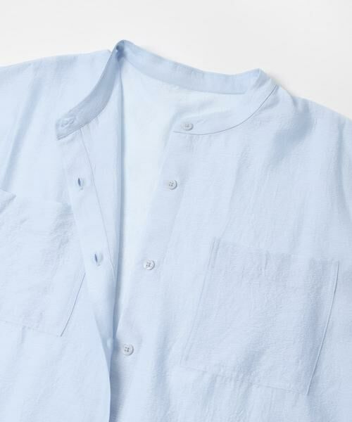 URBAN RESEARCH ITEMS / アーバンリサーチ アイテムズ シャツ・ブラウス | シアーバンドカラーシャツ | 詳細6