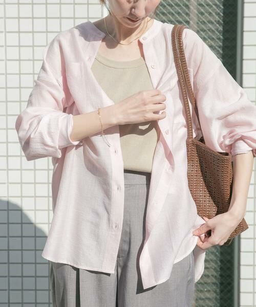 URBAN RESEARCH ITEMS / アーバンリサーチ アイテムズ シャツ・ブラウス | シアーバンドカラーシャツ | 詳細11