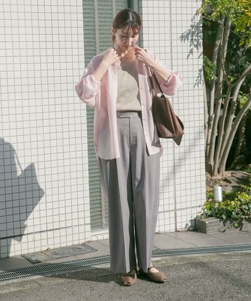 URBAN RESEARCH ITEMS / アーバンリサーチ アイテムズ シャツ・ブラウス | シアーバンドカラーシャツ | 詳細14