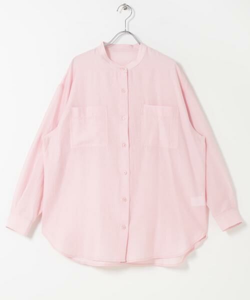 URBAN RESEARCH ITEMS / アーバンリサーチ アイテムズ シャツ・ブラウス | シアーバンドカラーシャツ | 詳細15