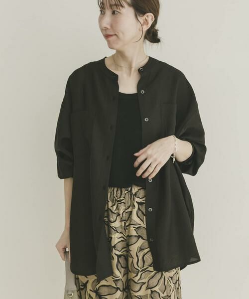 URBAN RESEARCH ITEMS / アーバンリサーチ アイテムズ シャツ・ブラウス | シアーバンドカラーシャツ | 詳細18