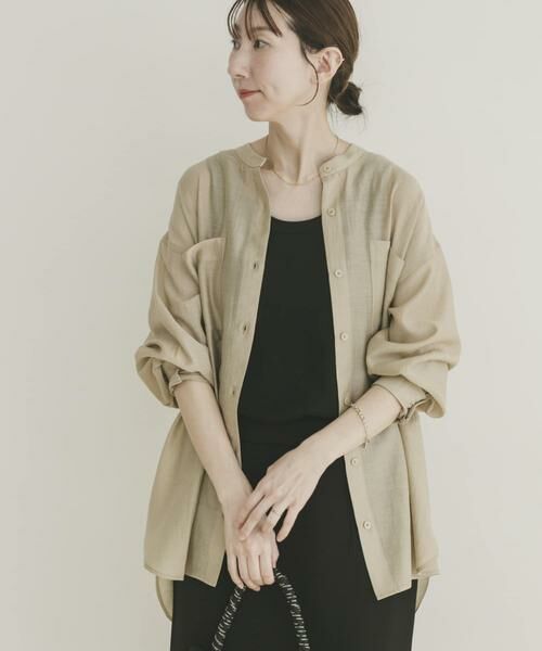 URBAN RESEARCH ITEMS / アーバンリサーチ アイテムズ シャツ・ブラウス | シアーバンドカラーシャツ | 詳細25