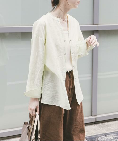 URBAN RESEARCH ITEMS / アーバンリサーチ アイテムズ シャツ・ブラウス | ドットボタンシアーシャツ | 詳細1