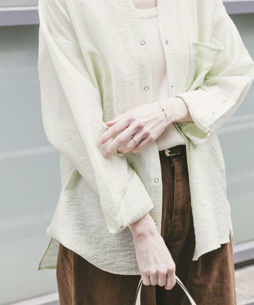 URBAN RESEARCH ITEMS / アーバンリサーチ アイテムズ シャツ・ブラウス | ドットボタンシアーシャツ | 詳細2