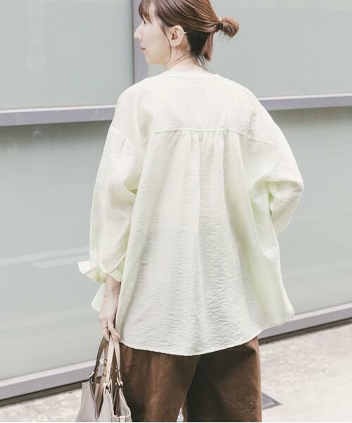 URBAN RESEARCH ITEMS / アーバンリサーチ アイテムズ シャツ・ブラウス | ドットボタンシアーシャツ | 詳細3