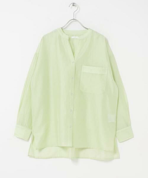 URBAN RESEARCH ITEMS / アーバンリサーチ アイテムズ シャツ・ブラウス | ドットボタンシアーシャツ | 詳細6