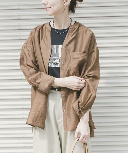 URBAN RESEARCH ITEMS / アーバンリサーチ アイテムズ シャツ・ブラウス | ドットボタンシアーシャツ | 詳細14