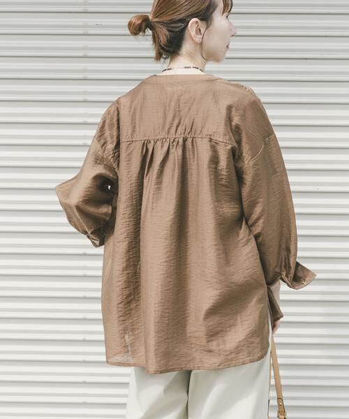 URBAN RESEARCH ITEMS / アーバンリサーチ アイテムズ シャツ・ブラウス | ドットボタンシアーシャツ | 詳細15