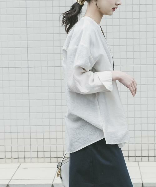 URBAN RESEARCH ITEMS / アーバンリサーチ アイテムズ シャツ・ブラウス | ドットボタンシアーシャツ | 詳細22