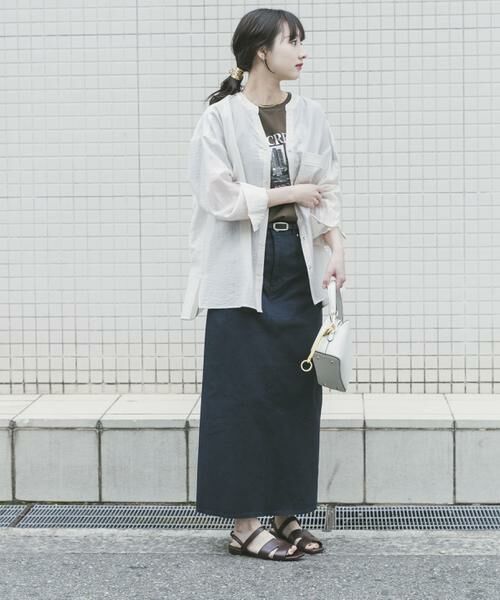 URBAN RESEARCH ITEMS / アーバンリサーチ アイテムズ シャツ・ブラウス | ドットボタンシアーシャツ | 詳細25