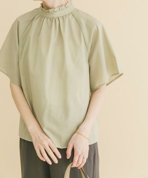 URBAN RESEARCH ITEMS / アーバンリサーチ アイテムズ シャツ・ブラウス | フリルネックブラウス | 詳細1