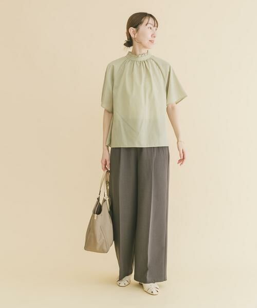 URBAN RESEARCH ITEMS / アーバンリサーチ アイテムズ シャツ・ブラウス | フリルネックブラウス | 詳細4