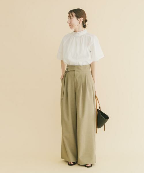 URBAN RESEARCH ITEMS / アーバンリサーチ アイテムズ シャツ・ブラウス | フリルネックブラウス | 詳細14