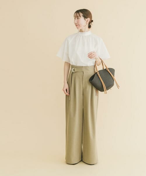 URBAN RESEARCH ITEMS / アーバンリサーチ アイテムズ シャツ・ブラウス | フリルネックブラウス | 詳細15