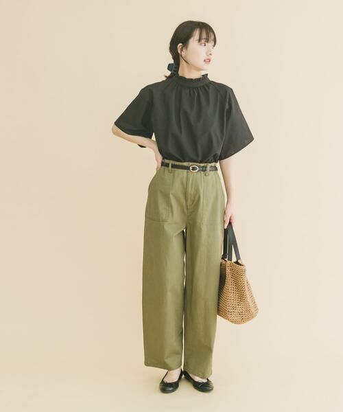 URBAN RESEARCH ITEMS / アーバンリサーチ アイテムズ シャツ・ブラウス | フリルネックブラウス | 詳細21