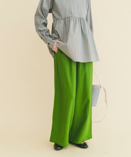 URBAN RESEARCH ITEMS / アーバンリサーチ アイテムズ その他パンツ | 『Sサイズあり』リネンレーヨンワイドパンツ | 詳細2