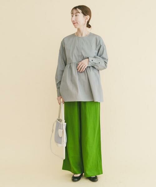 URBAN RESEARCH ITEMS / アーバンリサーチ アイテムズ その他パンツ | 『Sサイズあり』リネンレーヨンワイドパンツ | 詳細3