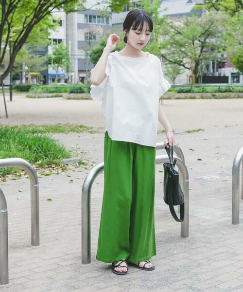 URBAN RESEARCH ITEMS / アーバンリサーチ アイテムズ その他パンツ | 『Sサイズあり/洗濯可』リネンレーヨンワイドパンツ | 詳細8