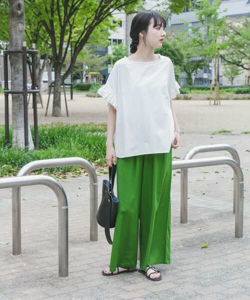 URBAN RESEARCH ITEMS / アーバンリサーチ アイテムズ その他パンツ | 『Sサイズあり/洗濯可』リネンレーヨンワイドパンツ | 詳細9