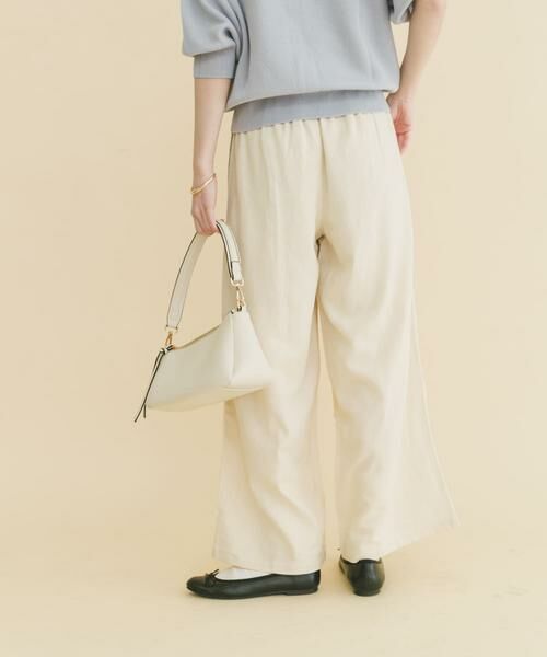 URBAN RESEARCH ITEMS / アーバンリサーチ アイテムズ その他パンツ | 『Sサイズあり』リネンレーヨンワイドパンツ | 詳細17