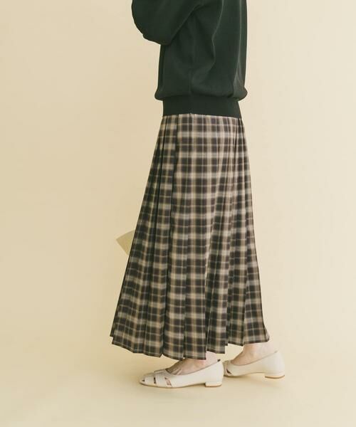 URBAN RESEARCH ITEMS / アーバンリサーチ アイテムズ スカート | プリーツロングスカート（ネイビー）