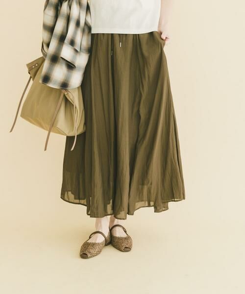 URBAN RESEARCH ITEMS / アーバンリサーチ アイテムズ スカート | シアーフレアスカート | 詳細1