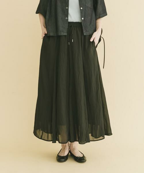 URBAN RESEARCH ITEMS / アーバンリサーチ アイテムズ スカート | シアーフレアスカート | 詳細19