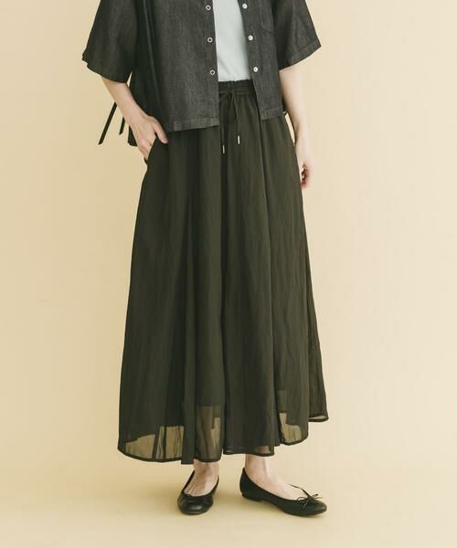 URBAN RESEARCH ITEMS / アーバンリサーチ アイテムズ スカート | シアーフレアスカート | 詳細20