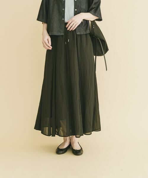 URBAN RESEARCH ITEMS / アーバンリサーチ アイテムズ スカート | シアーフレアスカート | 詳細21