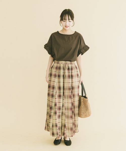 URBAN RESEARCH ITEMS / アーバンリサーチ アイテムズ スカート | シアーフレアスカート | 詳細30