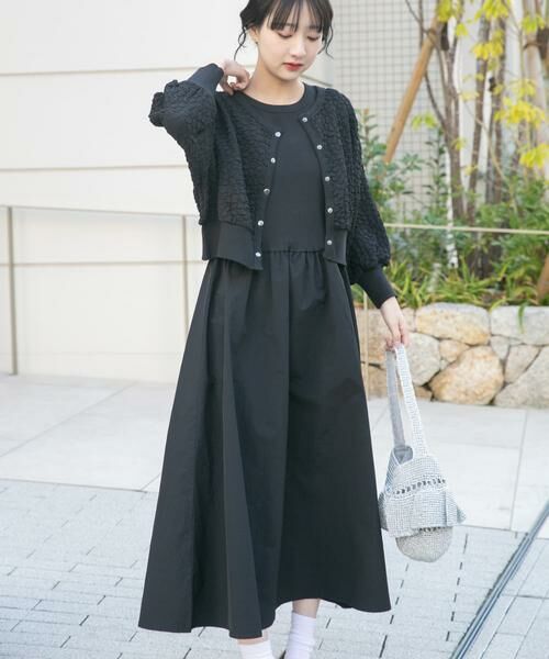 URBAN RESEARCH ITEMS / アーバンリサーチ アイテムズ ワンピース | フクレジャガードセットワンピ | 詳細15