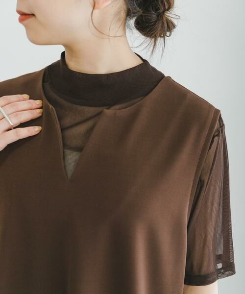 URBAN RESEARCH ITEMS / アーバンリサーチ アイテムズ ワンピース | シアーカット×ジャンスカセット | 詳細12