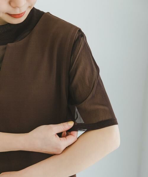 URBAN RESEARCH ITEMS / アーバンリサーチ アイテムズ ワンピース | シアーカット×ジャンスカセット | 詳細13