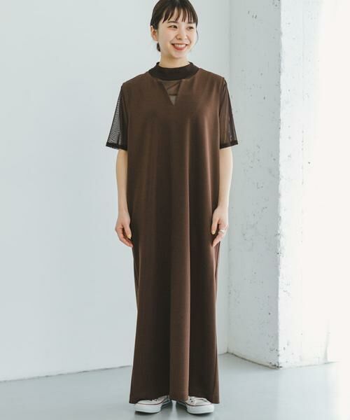 URBAN RESEARCH ITEMS / アーバンリサーチ アイテムズ ワンピース | シアーカット×ジャンスカセット | 詳細9