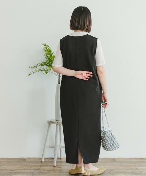 URBAN RESEARCH ITEMS / アーバンリサーチ アイテムズ ワンピース | シアーカット×ジャンスカセット | 詳細18