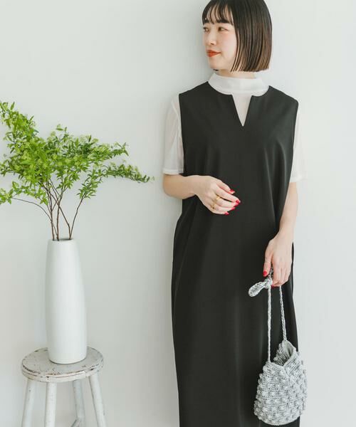 URBAN RESEARCH ITEMS / アーバンリサーチ アイテムズ ワンピース | シアーカット×ジャンスカセット | 詳細19