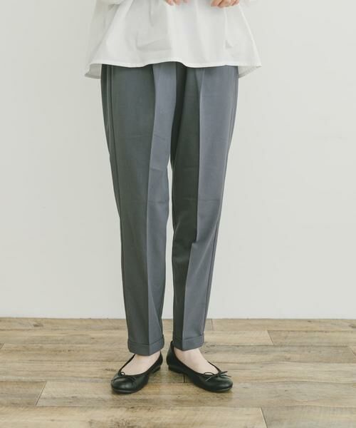 URBAN RESEARCH ITEMS / アーバンリサーチ アイテムズ その他パンツ | テーパードイージーパンツ（チャコールグレー）