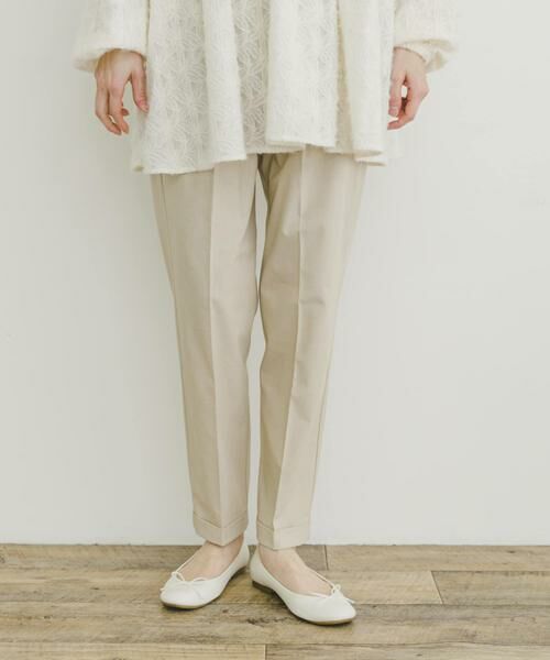 URBAN RESEARCH ITEMS / アーバンリサーチ アイテムズ その他パンツ | テーパードイージーパンツ（ライトベージュ）