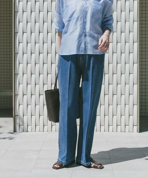 URBAN RESEARCH ITEMS / アーバンリサーチ アイテムズ デニムパンツ | センタープレスデニム（インディゴブルー）