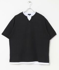 URBAN RESEARCH ITEMS / アーバンリサーチ アイテムズ Tシャツ | 冷感 フェイクレイヤースキッパー半袖プルオーバー