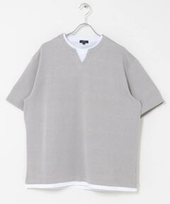 URBAN RESEARCH ITEMS / アーバンリサーチ アイテムズ Tシャツ | 冷感 フェイクレイヤースキッパー半袖プルオーバー